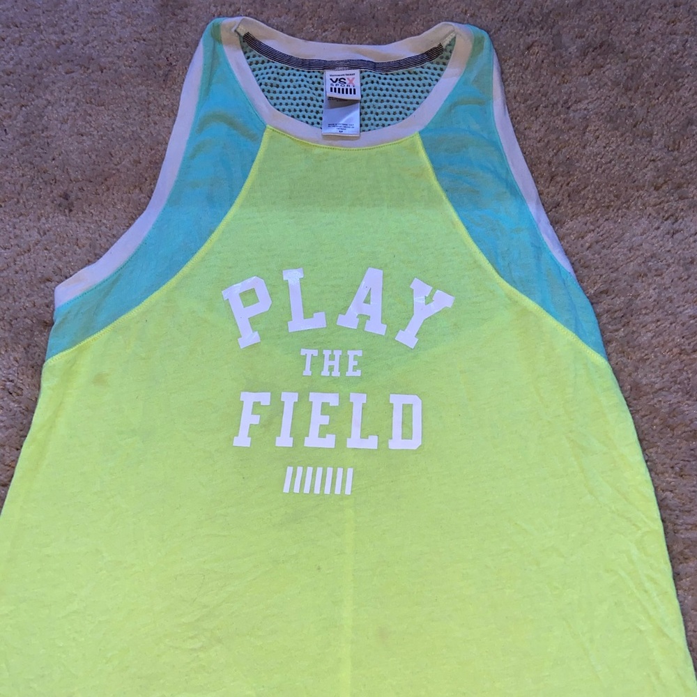 Play the field tank top